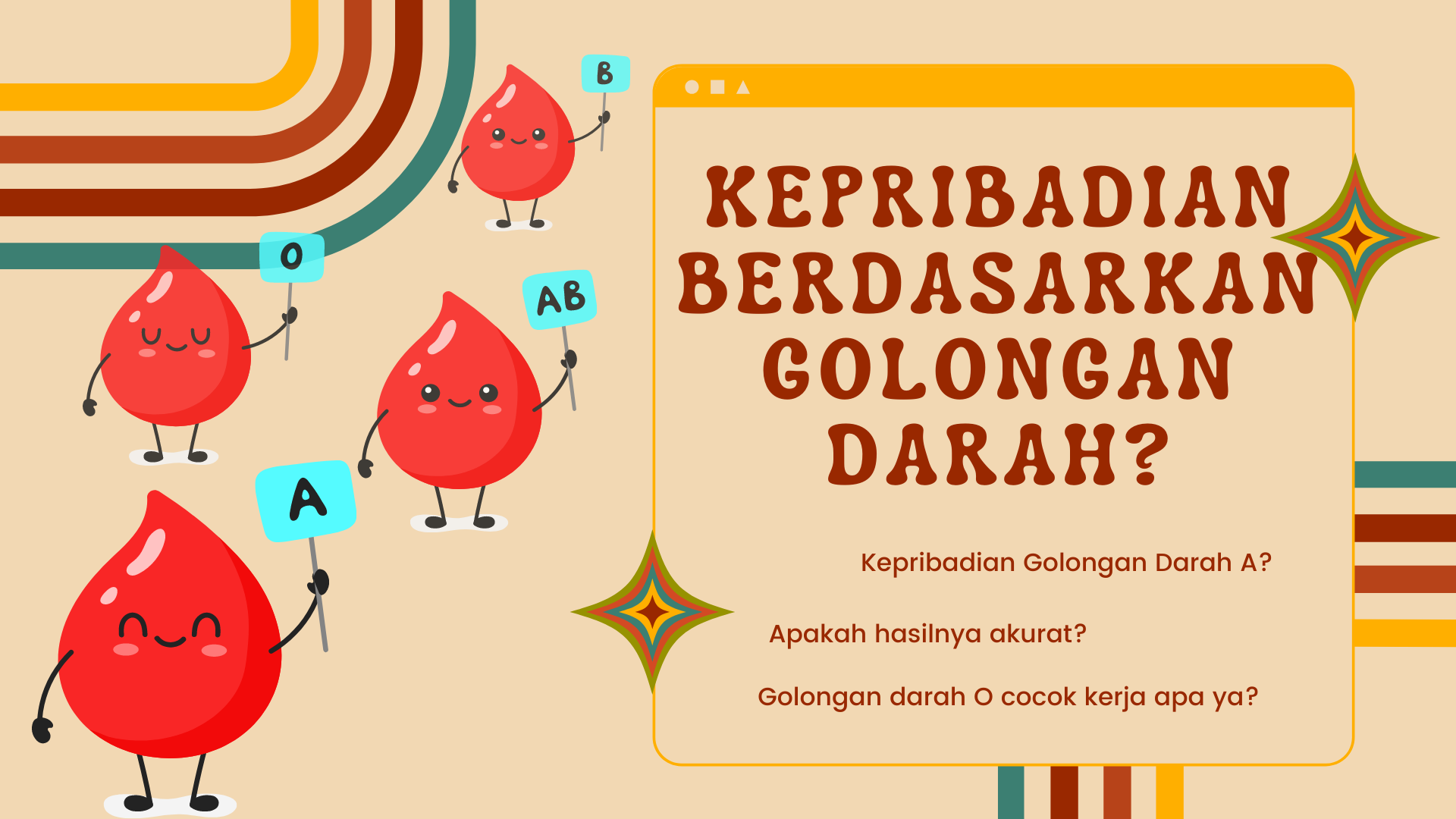 Inilah Kepribadian Berdasarkan Golongan Darah Blog Ekrutes